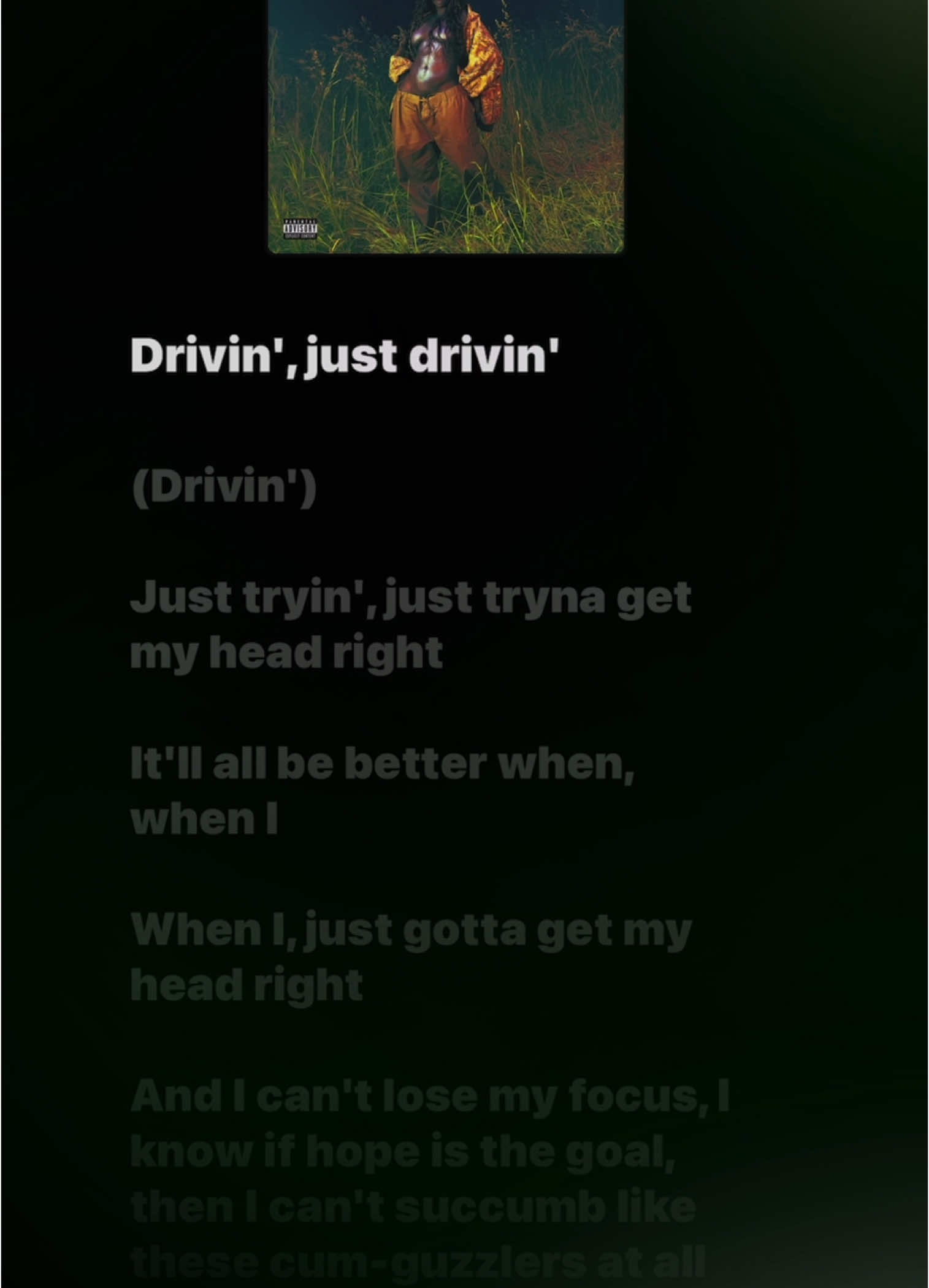 Drive (Full Song Lyrics) - SZA #rnbsoul #trendi #lyrics #nhacvietlyrics #sza #drive 