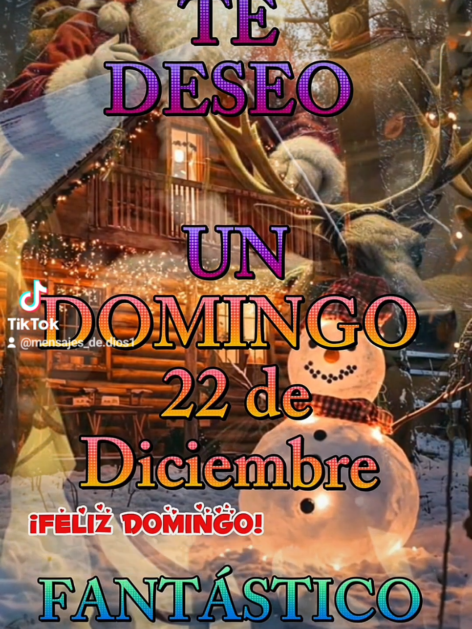 Buenos Días! Feliz Domingo 22 de Diciembre! #buenosdias #buenosdiasmundo #felizdia #felizdomingo #navidad #navidadentiktok 