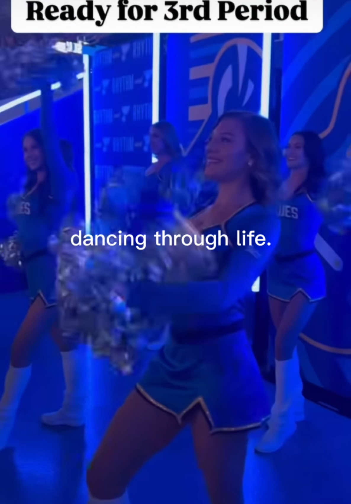 dancing through the season*💙🥹  #nhlcheerleader #stlouisblues #NHL #dancer #wickedmovie #dancingthroughlife 