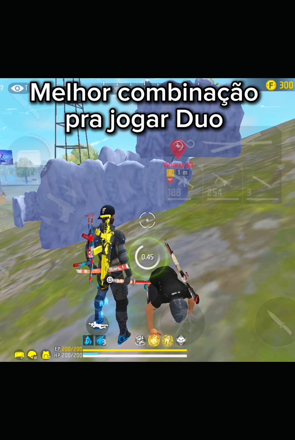 Melhor combinação pra jogar duo no FF.. #ff #foryou #combinacoesff 