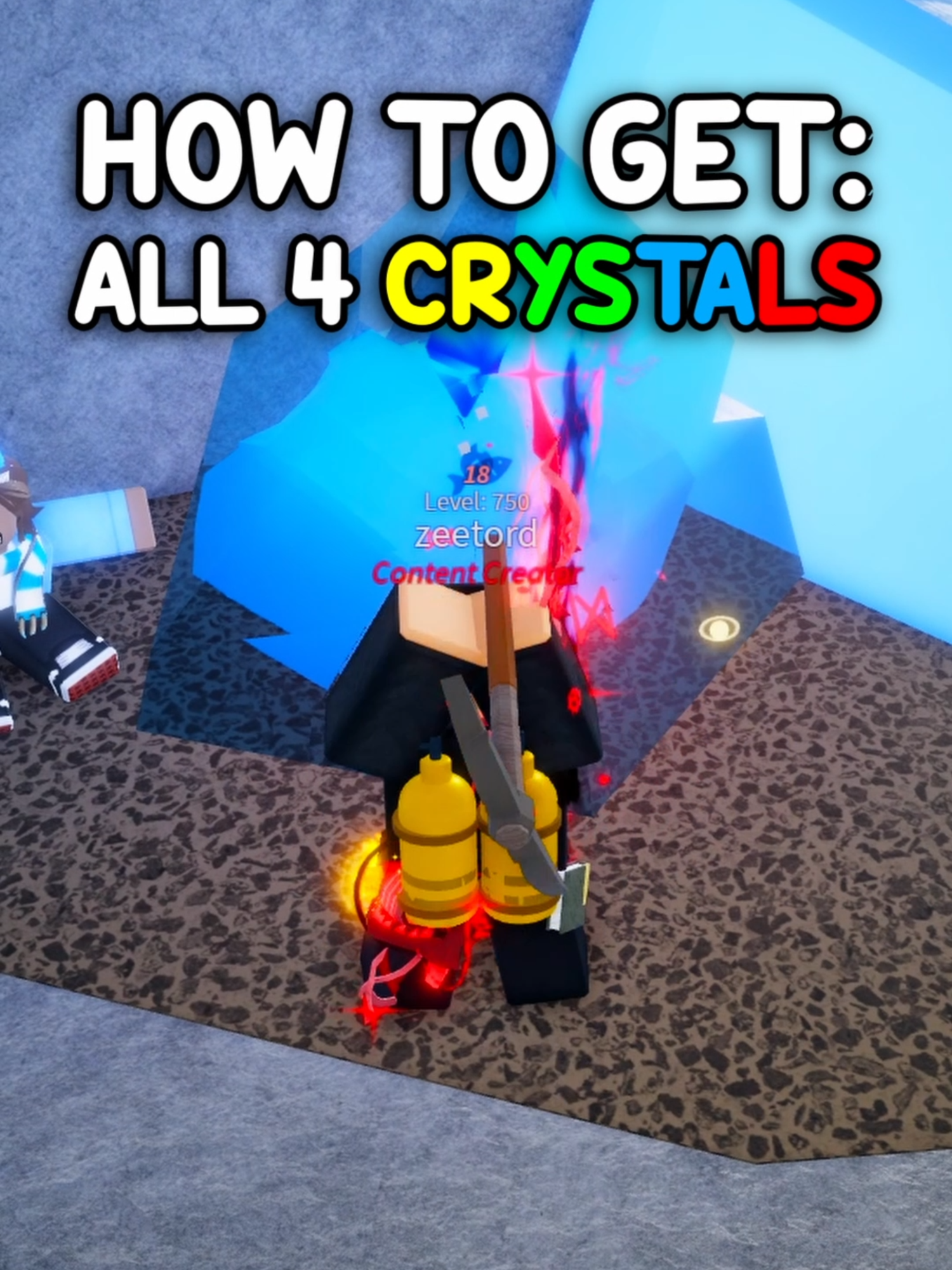 HOW TO GET ALL 4 CRYSTALS/HEAVENS ROD IN NEW FISCH UPDATE #roblox #fy #fyp #fisch