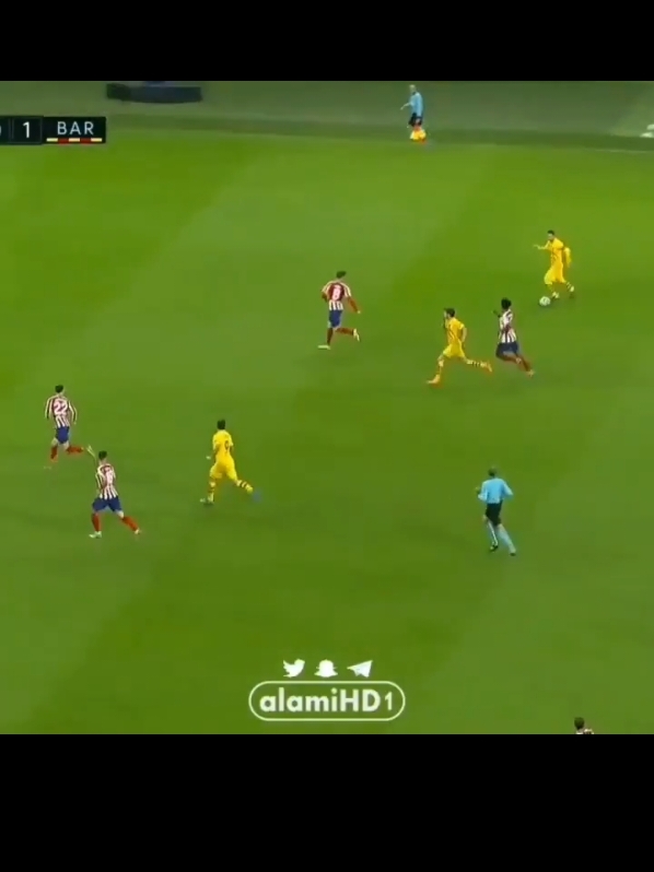 Gol de Messi vs Atlético Madrid, liga 2019-20 #Messi #GOAT 