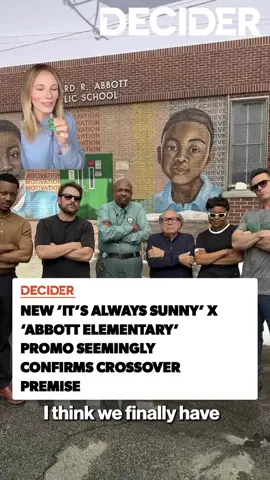 The #AbbottElementary and #ItsAlwaysSunny crossover is fast approaching and now it looks like we know why these worlds are colliding! #AbbottElementaryHulu #ItsAlwaysSunnyFX #ItsAlwaysSunnyInPhiladelphia