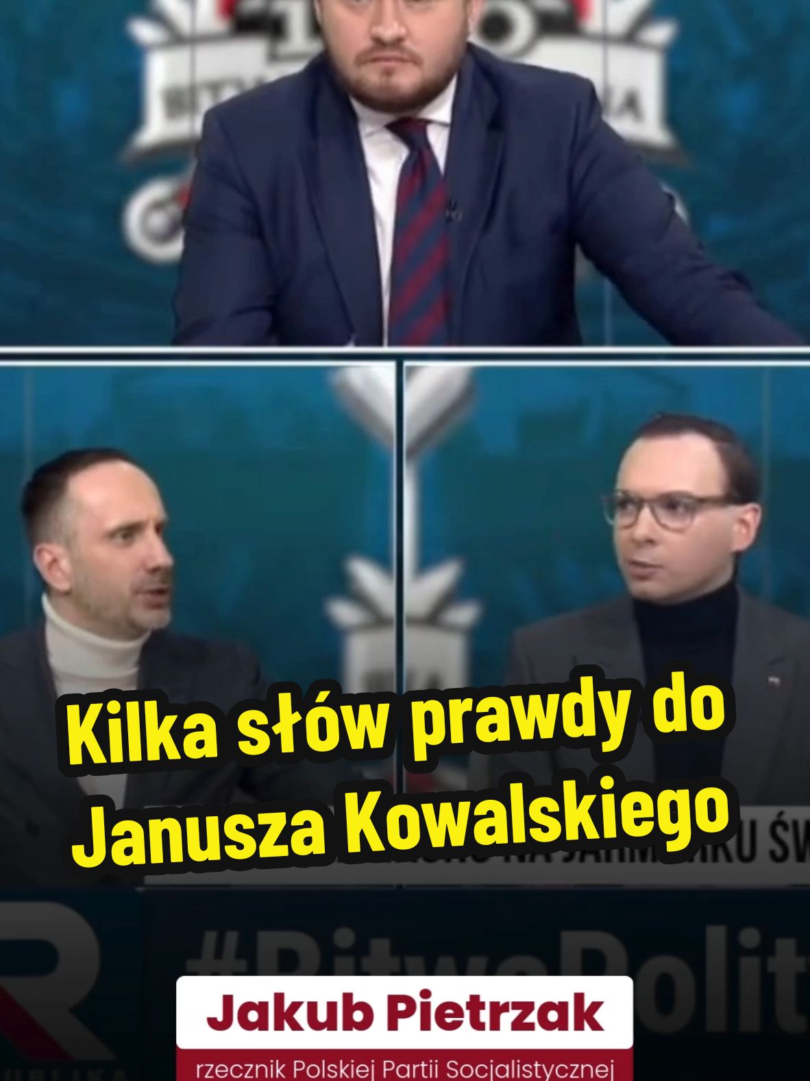 🔥 Dziś w Republice atmosfera znów była gorąca. Poseł Kowalski chciał zakrzykiwać prawdę i udawał, że niczego nie rozumie. W końcu musiałem powiedzieć, co o tym myślę... Cała rozmowa dostępna jest na YT. 📲