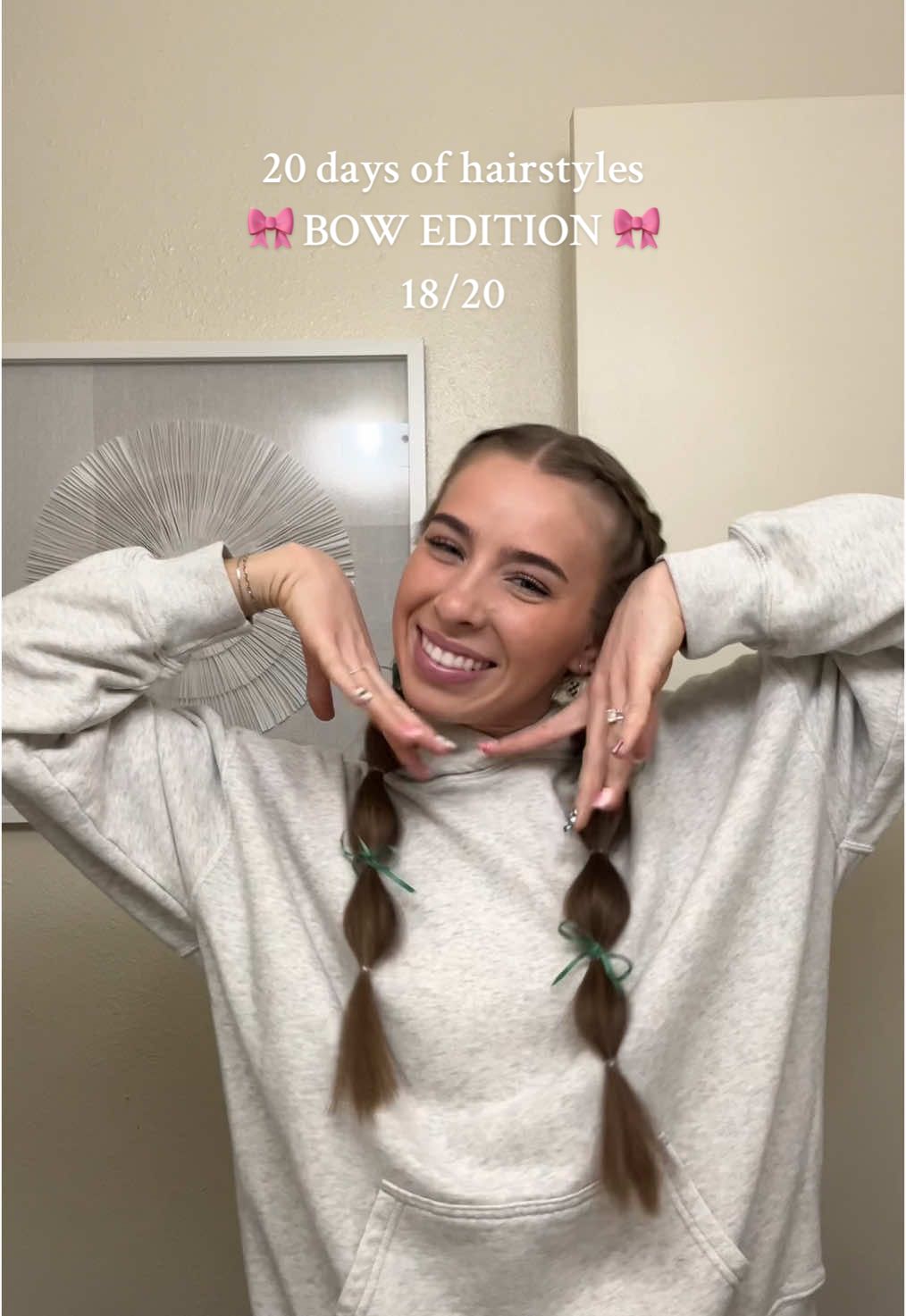 20 days of hairstyles BOW EDITION 🎀 18/20 #hairstyletutorial #hairstylevideo #hairstyleideas #hairstyleinspo #hairinspiration #cutehairstyles #bowhairstyle #holidayhair #dutchbraids #bubblebraids 