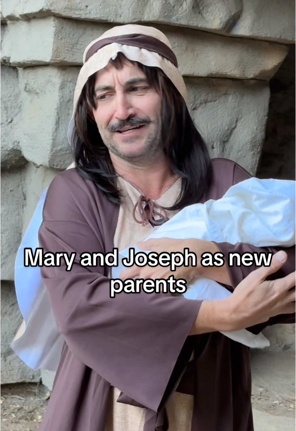 “He wants his real father…” w/ @Aliki #mary #joseph #christmas #newborn #chosen #comedy 