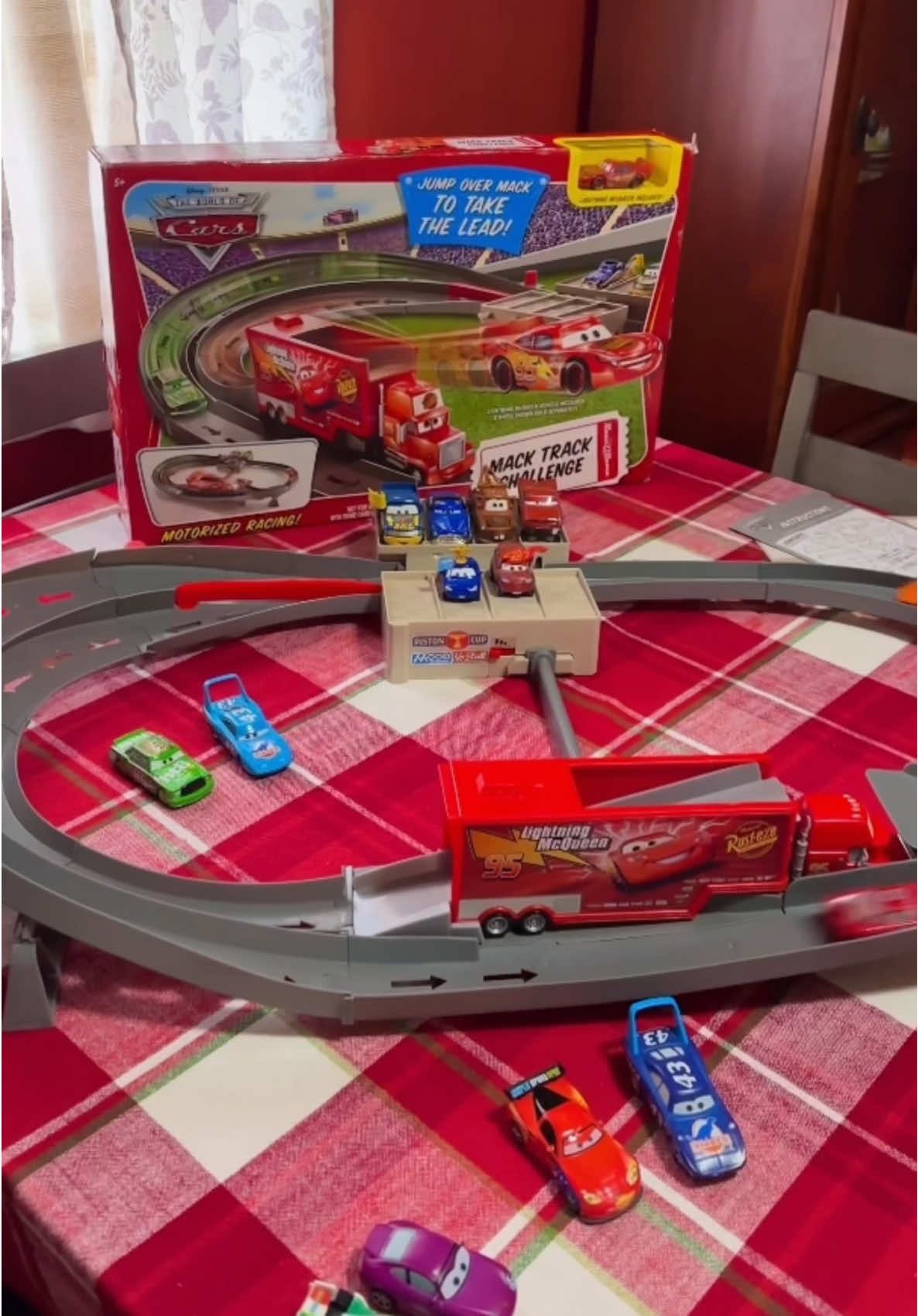 Anyone else here had the 2009 Mattel Cars Mack Track Challenge Playset inspired by the Cars Race-O-Rama video game? #disneycars #lightningmcqueen #fyp #radiatorsprings #kachow #carsmovie #pixar #hotwheels #collection #carsland #cars #carsoftiktok 