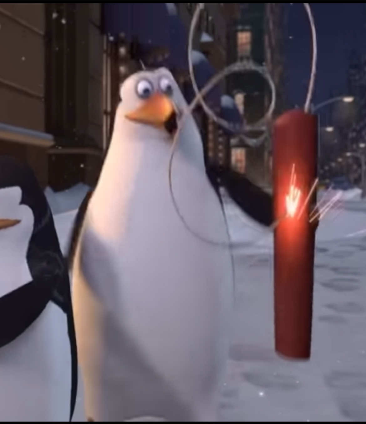 Rico is obssed with dynamite! #Madagascar #madagascarpenguins 