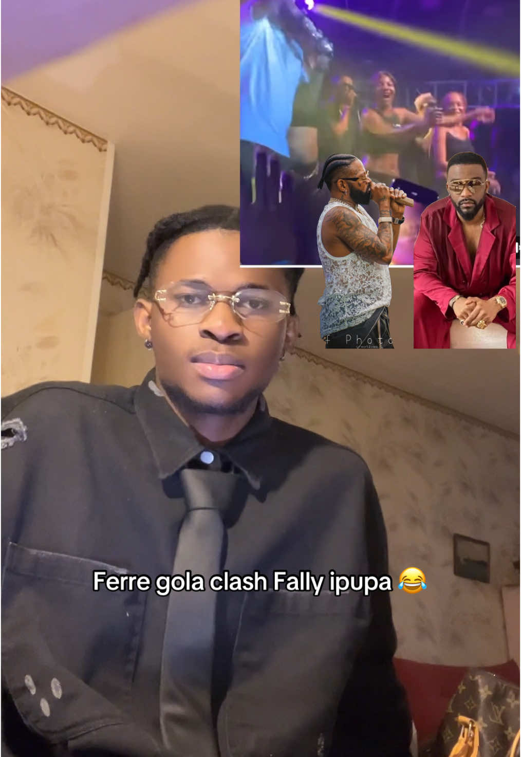 Ferre gola clash Fally ipupa 😂🔥 #ferre #fallyipupa