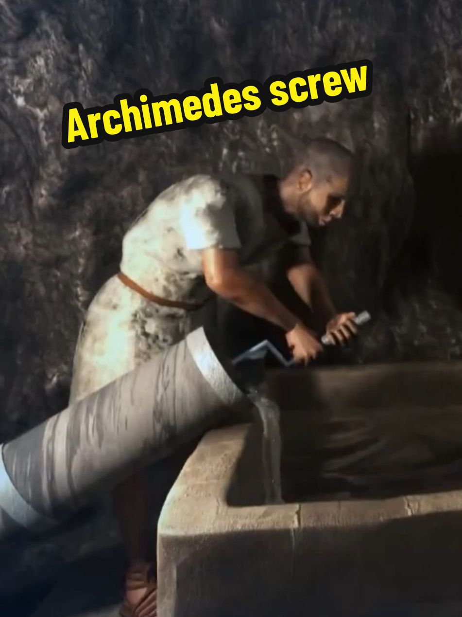 The Archimedes screw #history 