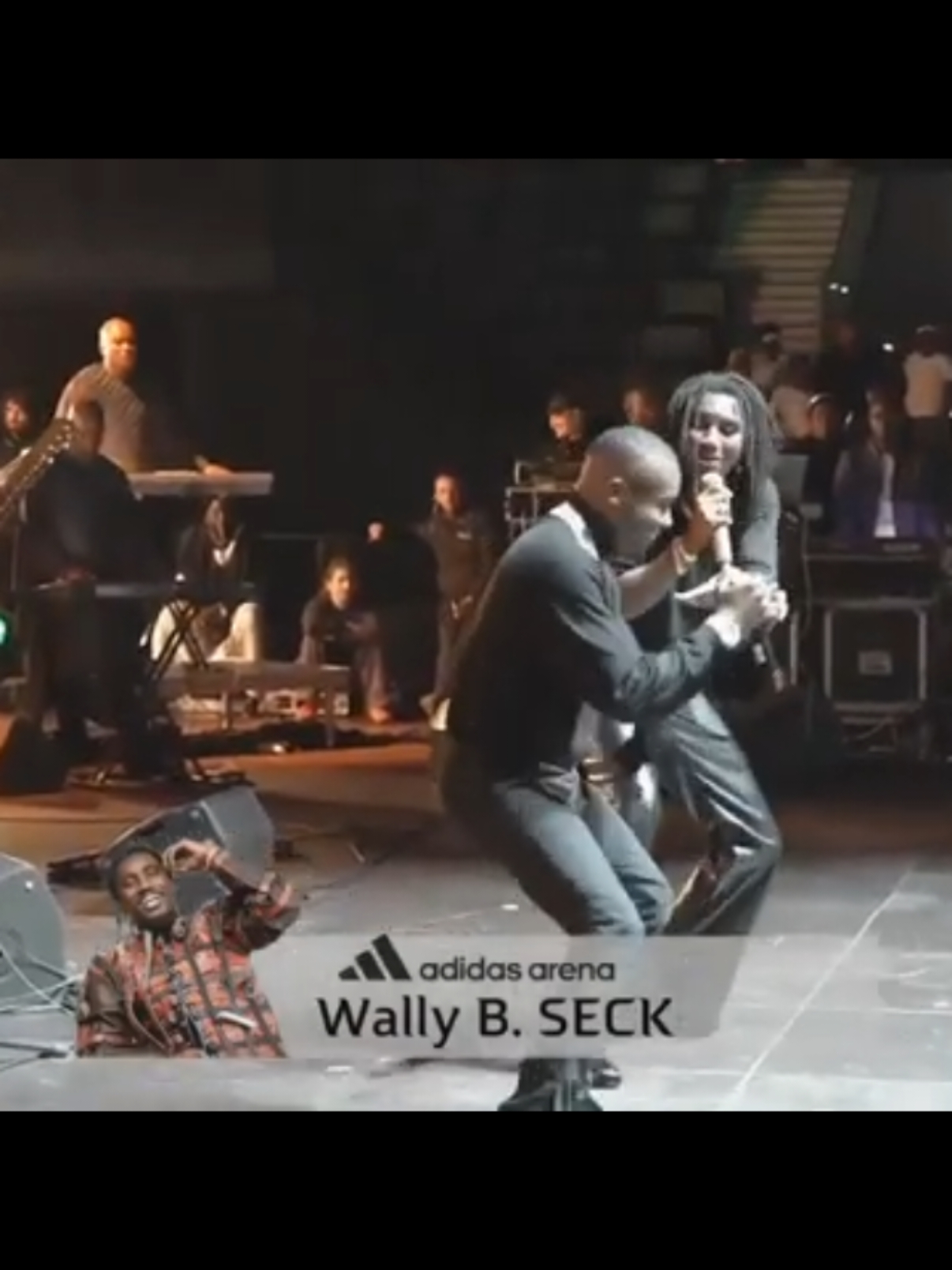 @Wally B. SECK ✪ @Sidiki Diabatéba officiel Adidas Arena Paris France 🇫🇷  #wally  #faramareen  #papathioneseck 