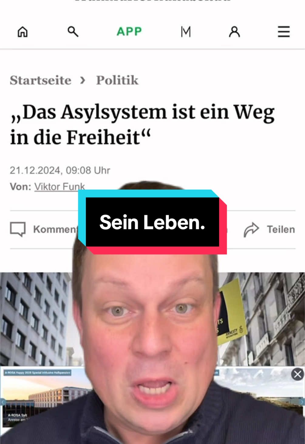 Sein Leben.