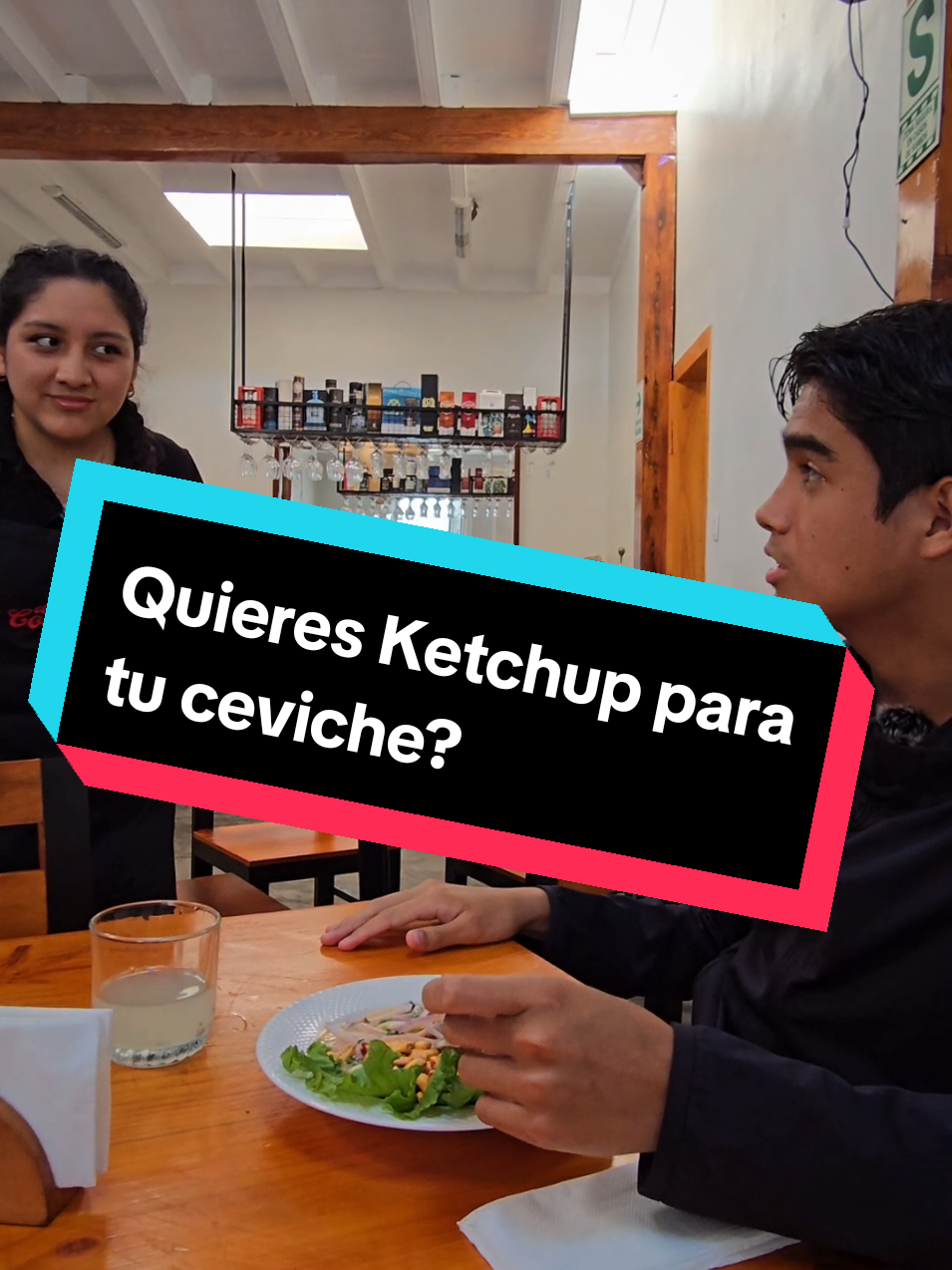 Ceviche con ketchup? 🤔🤣 #ceviche #callao #ketchup #gastronomia #colorao #tikfood #FoodTok 