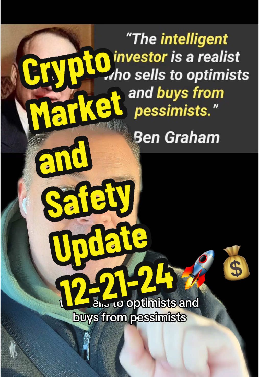 Crypto Market and Safety Update 12-21-24 🚀💰 #Cryptocurrency #Crypto #Bitcoin #BTC #Ethereum #ETH #Blockchain ##CryptoTrading #CryptoInvesting #CryptoCommunity #CryptoMarket #CryptoCurrencyNews #CryptoLife #CryptoWorld #CryptoInvestor #CryptoEducation #CryptoTips #CryptoGains #Altcoins #DeFi #NFT #NFTCommunity #NFTs #Metaverse #CryptoAnalysis #CryptoAlert #CryptoStrategy #CryptoPortfolio #Finance #Investing #Investment #Investor #Wealth #WealthBuilding #FinancialFreedom #FinancialLiteracy #FinancialIndependence #Money #MoneyManagement #PassiveIncome #Earnings #RichMindset #PersonalFinance #SmartInvesting #InvestmentStrategy #Stocks #StockMarket #StockTrading #StockInvestor #DayTrading #SwingTrading #StockMarketNews #StockMarketTips #StockAnalysis #StockAlert #StockPicks #StockPortfolio #RealEstate #RealEstateInvesting #RealEstateInvestor #PropertyInvestment #RealEstateMarket #RealEstateTips #RealEstateStrategy #PropertyManagement #RealEstateLife #RealEstateSuccess #InvestmentTips #InvestmentOpportunities #InvestmentPortfolio #LongTermInvesting #RetirementPlanning #WealthManagement #AssetManagement #InvestmentGoals #Fintech #TechInvesting #Innovation #TechNews #FutureTech #digitalassets #greenscreen 