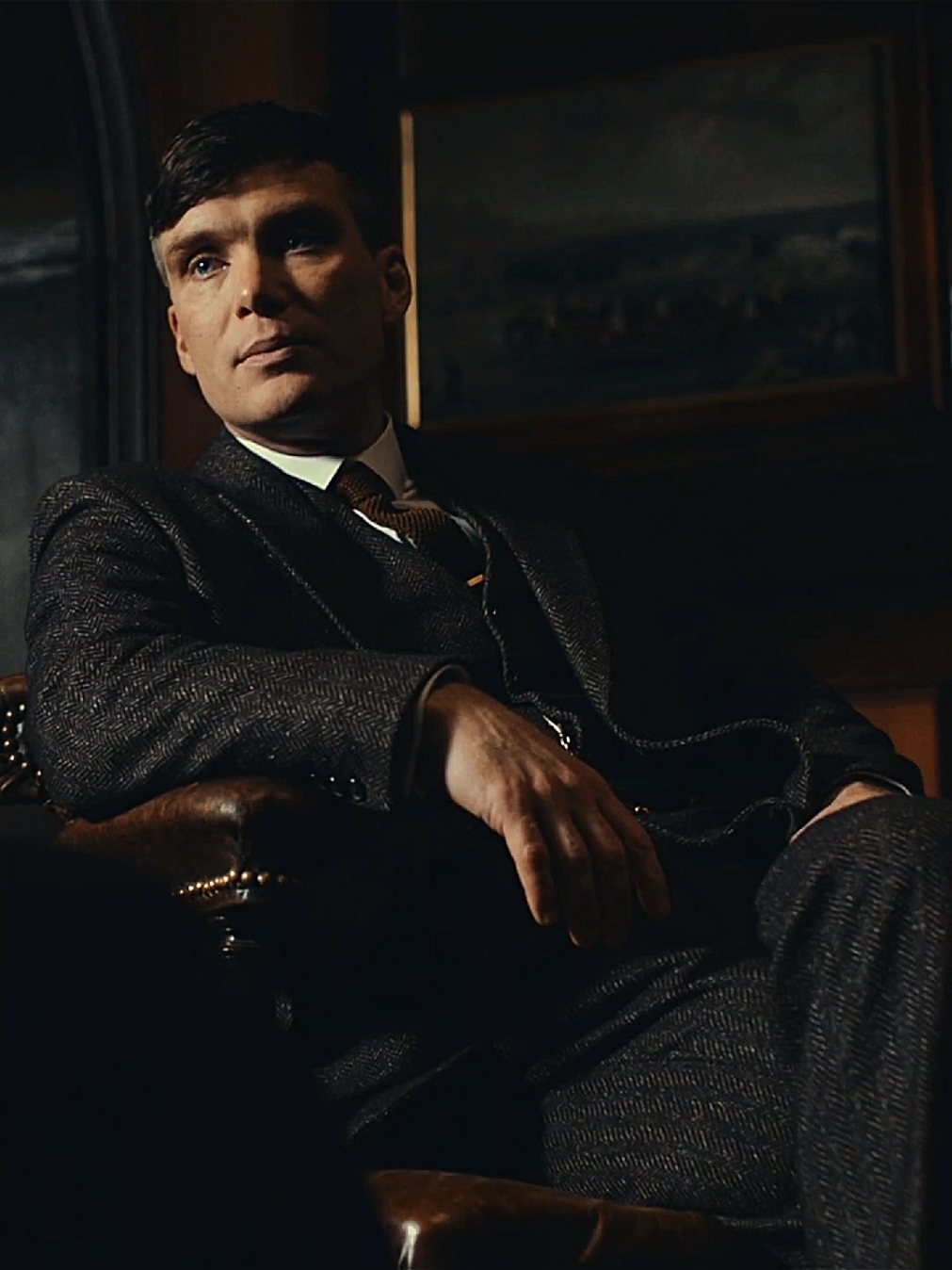 Shelby Vibe 🗿🥃 #thomasshelby #peakyblinders #vibes #🗿🍷 #mafia 