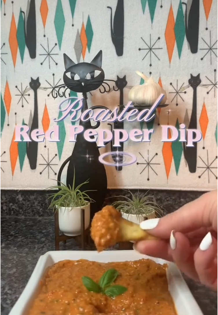 🔄Looking for a last minute appetizer? This Roasted Red Pepper Dip is super easy & has tons of flavor. It comes together in minutes & is great as a dip or as a spread on a sandwich. I hope you enjoy!  Ingredients:  * 1 12 oz Drained Jar Roasted Red Peppers - 7 oz Peppers  * 1 Can Drained & Rinsed Cannelini Beans  * 1/3 Cup Fresh Basil * 4 Tbsp Grated Parmesan Cheese  * 1/2 Large Lemon - Juiced * 2 1/2 Tbsp Olive Oil * 1 tsp Kosher Salt  * 3/4 tsp Black Pepper Preparation:  1. Drain the beans & roasted red peppers and add to the bowl of a food processor.  2. Next add in the basil, Parmesan, lemon juice, salt & the pepper. Blend until smooth.  3. While the food processor is going, add in the olive oil & continue to blend until desired consistency.  4. Serve with pita crackers, chips, veggies or as a spread on a sandwich.  #dips #appetizers #EasyRecipes #roastedredpeppers  