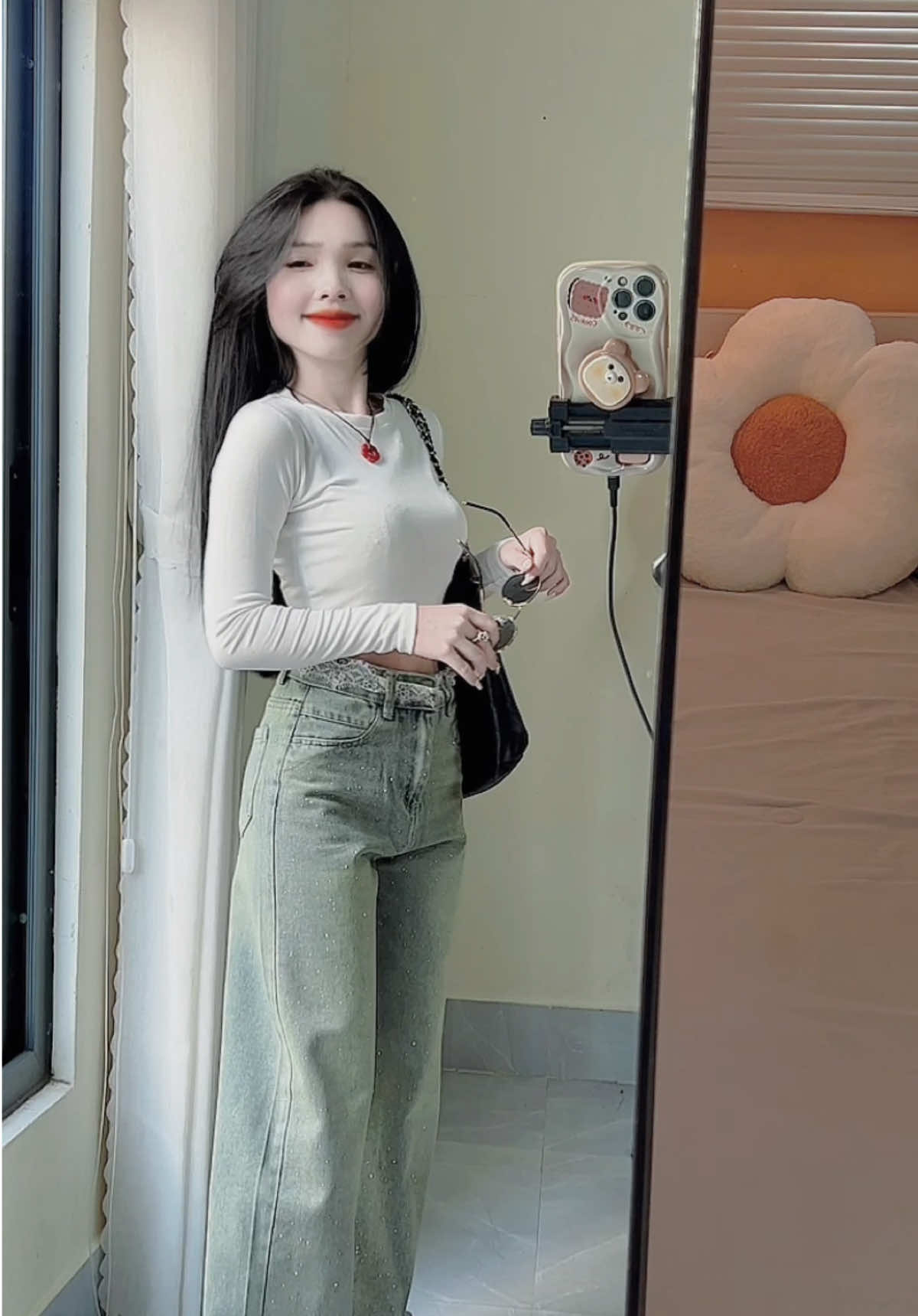 Cái forrm quần chẳng thể bỏ qua🥰 #fyp #xuhuong #quanjean #jeans #quannamlun #m52 