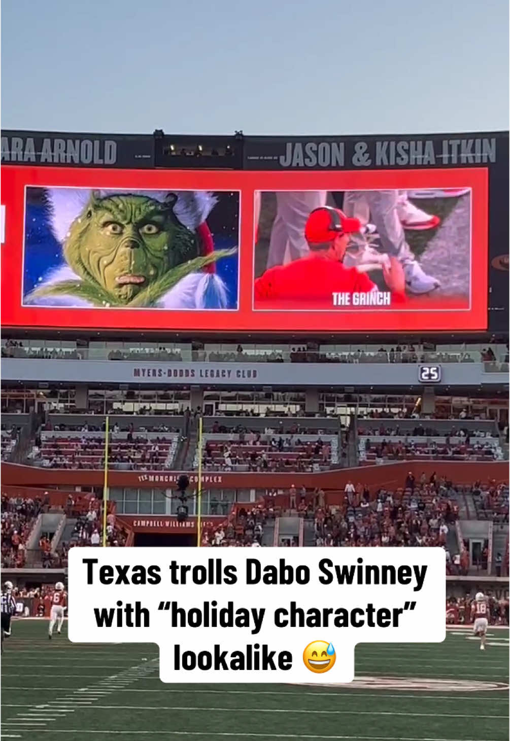 Dabo 🤝 The Grinch  #CollegeFootball #cfb #football 