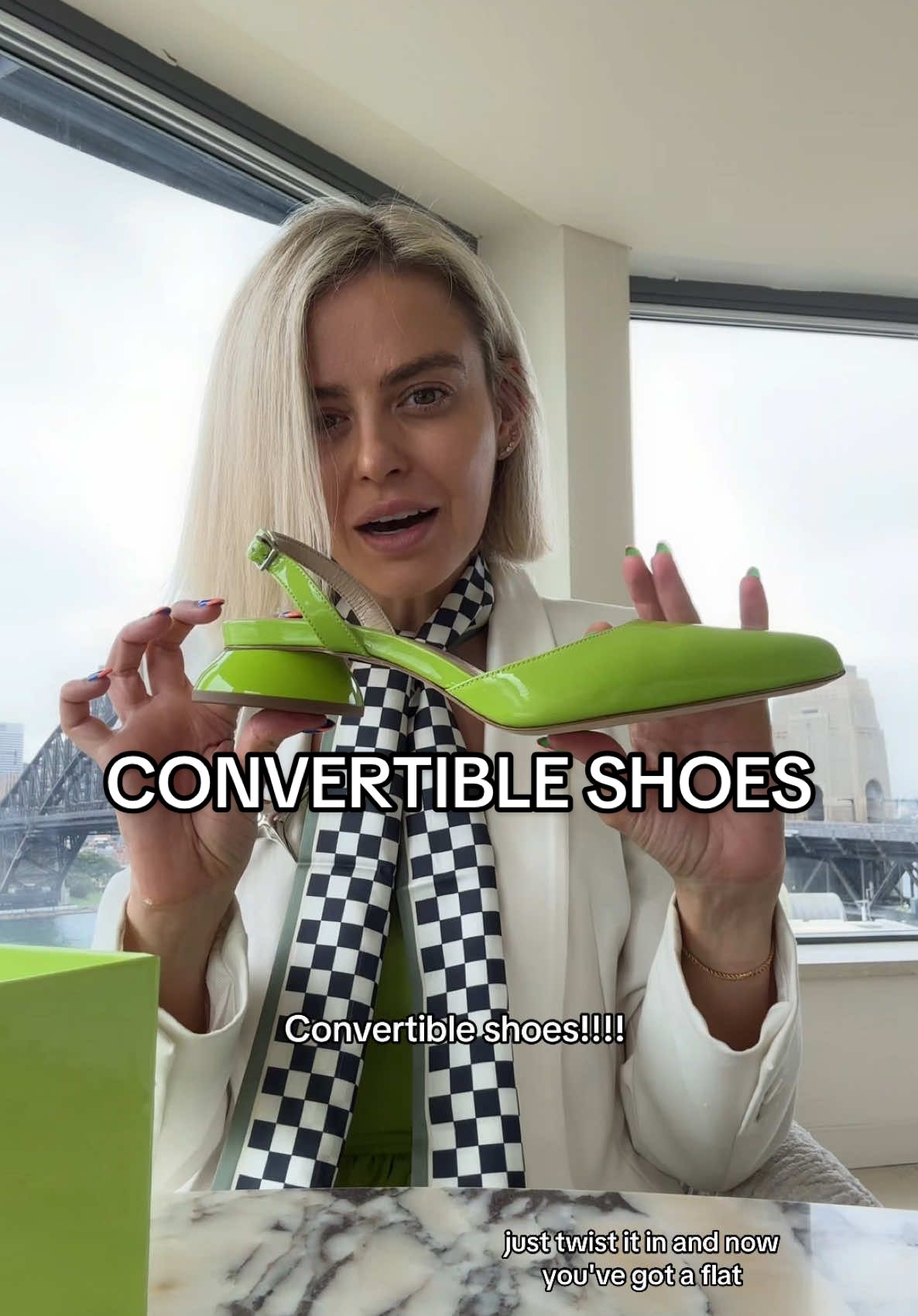 These shoes would have been a gamechanger if I was still in corporate!! @Lobofootwear 💚 #zeiya #footwear #convertibleshoes #corporatelife #corporatetiktok 