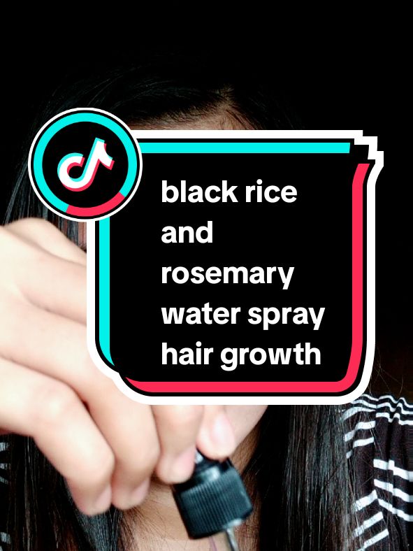 Kong laging naglalagas buhok mo napuputol gamitin muna to promise effective sya ,,, 😍#rosemaryoilforhairgrowth #waterspray #blacksesame #blackrice #hairgrowth 