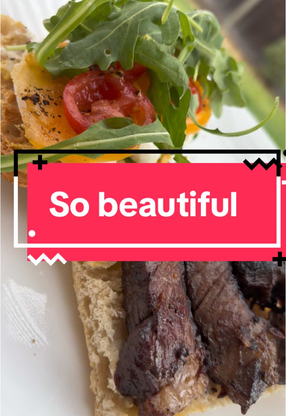 Hahaha so beautiful 🥹 #steak #burrata #sandwich #foodtiktok #delicious #beautiful 