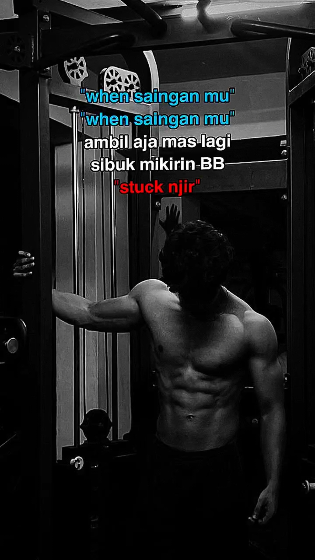 stuck njir #workout #gym #workoutstory 