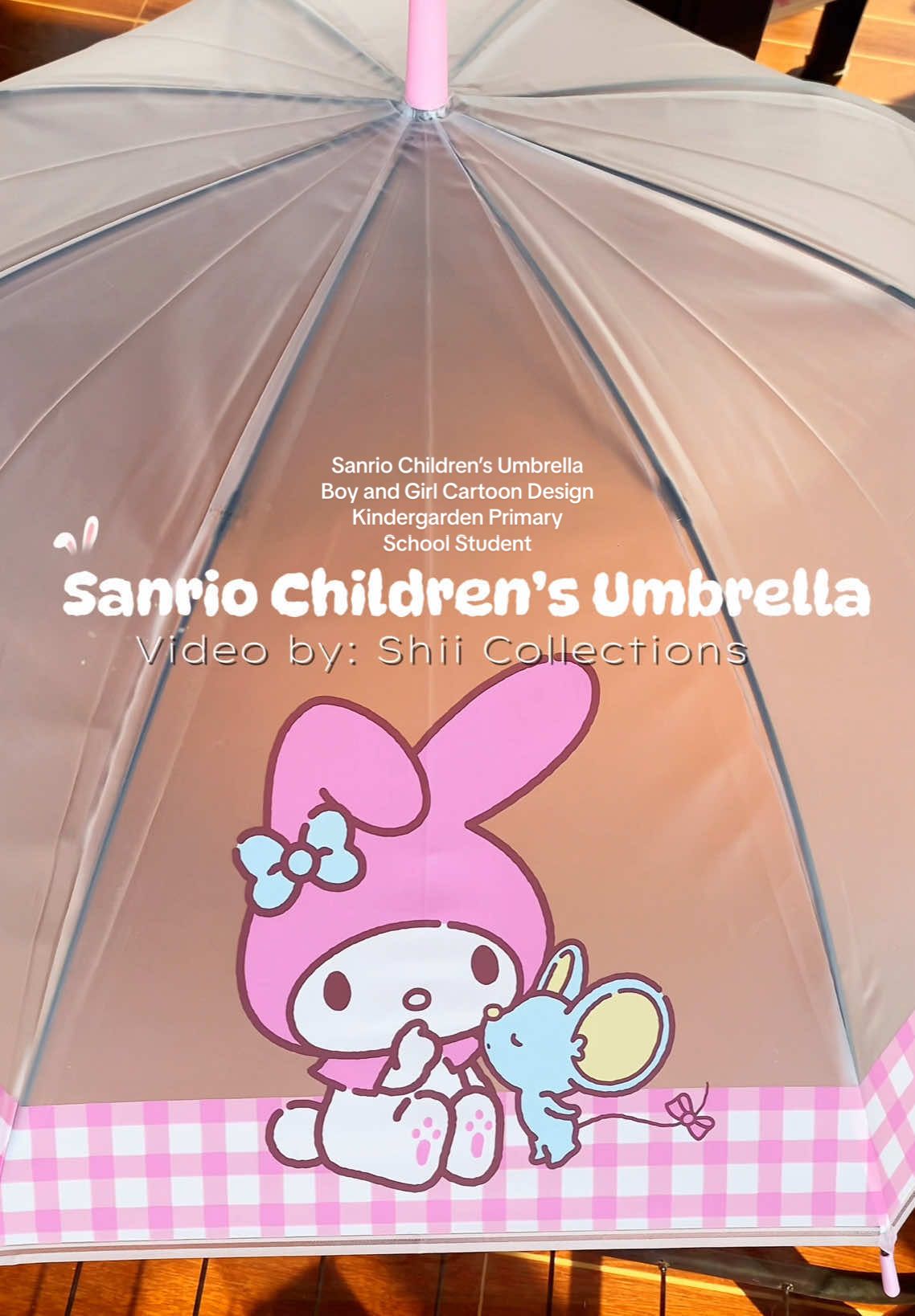 CLICK HERE➡️@Shii Collections⬅️ Sanrio Children’s Umbrella Boy and Girl Cartoon Design Kindergarden Primary School Student #childrensumbrella #umbrellaforkids #melody #kuromi 