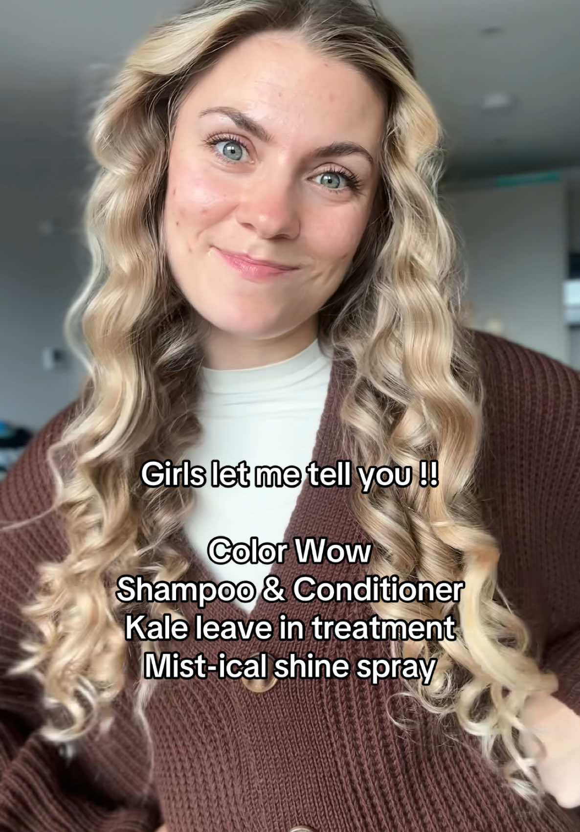 Let me explain what each product ACTUALLY does: Color wow shampoo and conditioner - leaves no residue - no product build up - your hair dries easier - feels genuinely healthier - its actually clean!!! Color wow kale leave in treatment - for long hair, 2 pumps covers your lengths - maintains healthy hair - prevents dry hair - helps repair damage - keeps hair soft - easier to brush knotty hair Color wow Mistical shine spray  - makes your hair colour POP - creates glowy hair - adds a shine that stays until next hair wash  - no dull hair!  ☺️  I also use the money mask once a week and alternate between their other products depending on what my hair needs  #colorwow #colorwowhair #shampooconditioner #leaveintreatment #shinespray #hairshine #hairisnatural #naturalhair #glowinghair #healthyhair #longhair #longhealthyhair #longnaturalhair 