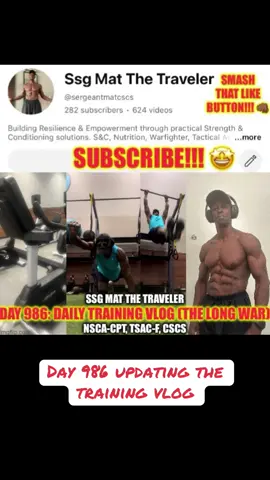 #cardio #work #travel #training #mindset #athlete #shortvideo #weightloss #life #science #gym #military #learning #MentalHealth #psychology #vlogger #exercise #education #Fitness #Lifestyle #shorts #daily #health #Vlog #training #bike #bodybuilding #exercise #workout . . . . 20241221 Day 986 Part-1 - The Long War, - LifeFitness Bike Conditioning, - 25Km/15.55mi Distance Goal, - Sub-52:00 Minutes Time Goal (The Trials) 3rd Checkpoint, - 30Km/18.66Mi Distance Goal Endpoint, - Sub-65:00 Minutes Time Goal Endpoint, - Level-15 resistance, - BW: 153.9Lbs/69.954Kg, - 500-503 Watts Interval Sprint Delta, - 7.147-7.190 Watts/Kg Interval Sprint Delta, - 20:12, 245Kcal @10Km/6.22Mi First Checkpoint, - 40:42, 485Kcal @20Km/12.44Mi Second Checkpoint, - 51:09, 603Kcal @25Km/15.55 Third Checkpoint, - 61:25, 726Kcal @30Km/18.66Mi Endpoint, - 3rd Checkpoint Distance/Time Goal Attained, - Endpoint Distance/Time Goal Attained  - 1+ Minute/Side Birddogs/Quadruplex - 120x Toes to Bar (10x12) - Link to My “1st Company” Discord Server 👇🏾👇🏾 - https://discord.gg/SBwxv2NA - Want to know how I stay lean after 40!? I explain my “Blueprint” in the link 🔗 below 👇🏾  - https://youtu.be/lYsenXmJ0vw?si=sdpxD3lATYc8u28X - Trouble losing “stubborn fat!?” Here’s the NO-BS, NO TRICKS way to make that happen!! Link 🔗 below 👇🏾  - https://youtu.be/2ndtRHgfiPE?si=yoSSd26XQBV6zddv - Wondering how often to eat in order to build muscle? Find out with this link 🔗 below 👇🏾  - https://youtu.be/t4c5vYvLrCU?si=tzqJl2NNqrRLZKeJ - Interested in MY story?! If you enjoy War Stories Watch my video 🔗👇🏾👇🏾 - https://youtu.be/F6_p0nfgcoQ?si=M6GmEgXBydCw95vv - People are counting on you so take care of yourself 🤙🏿 - Stay in the fight🇺🇸🇰🇪 - If you enjoy my content or find it useful, subscribe to my YouTube, IT’S FREE!! 😃 - Link 🔗 in my bio👇🏿👇🏿👇🏿
