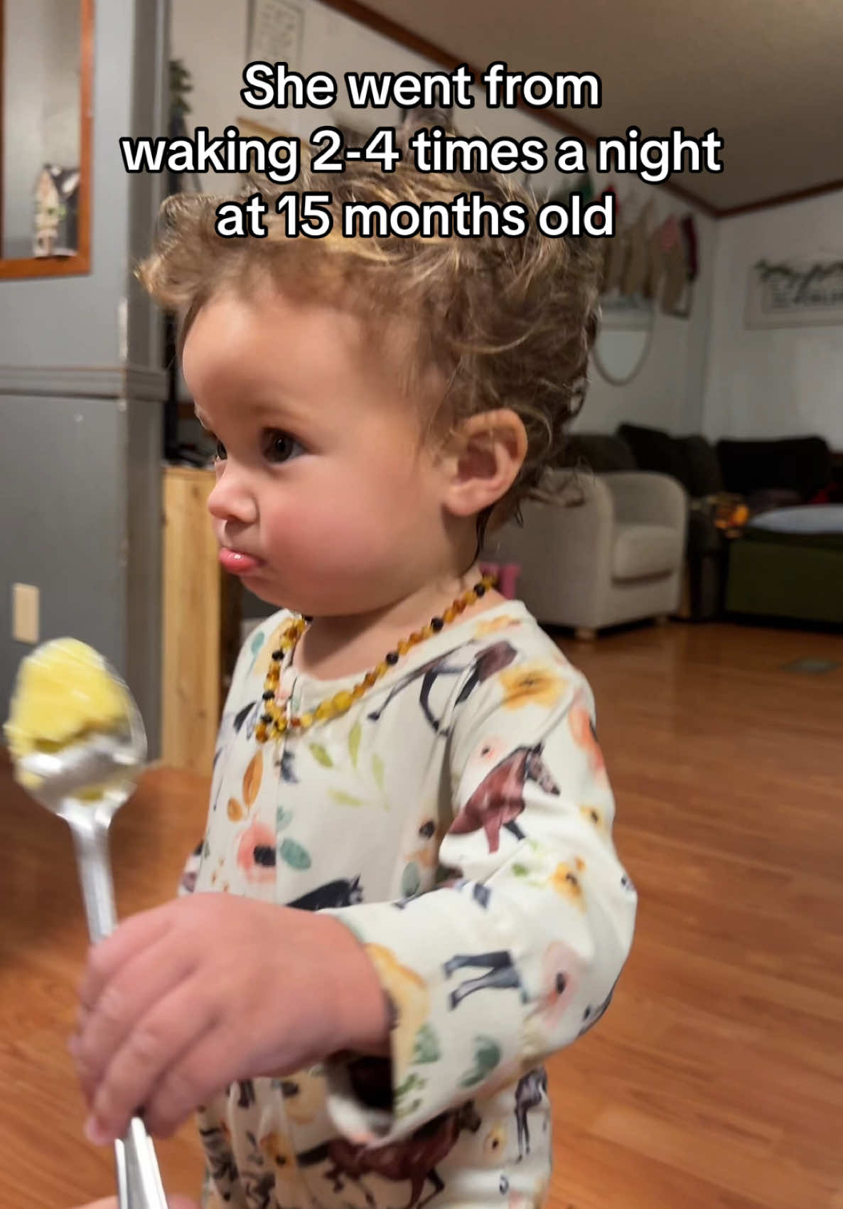 Butter before bed hack still workin’ like a charm over here 🧈 #butter #momhack #babytok #babynumber4 #sleephacks 