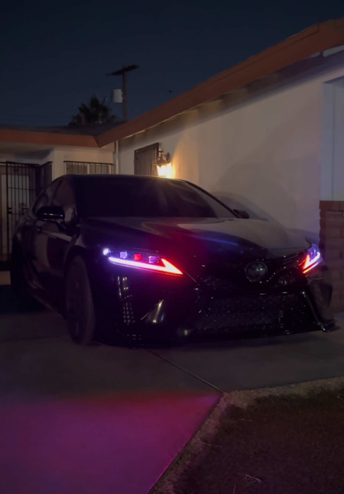 Toyota Camry Triple Beam RGB Lexus Style Headlights 💯🔥🔥 #CapCut #toyota #carsoftiktok #2023toyotacamry #toyotacamry  #toyotacamry2023 #camry #blackedout #midnightblack #justacamry #camrytrd #rgb #rgblights #headlights #ledheadlights #demoneyes #lexus #lasvegas #fyp @Toyota @Toyota USA @ToyotaSoCal @TOYOTA @Suprema🩶 