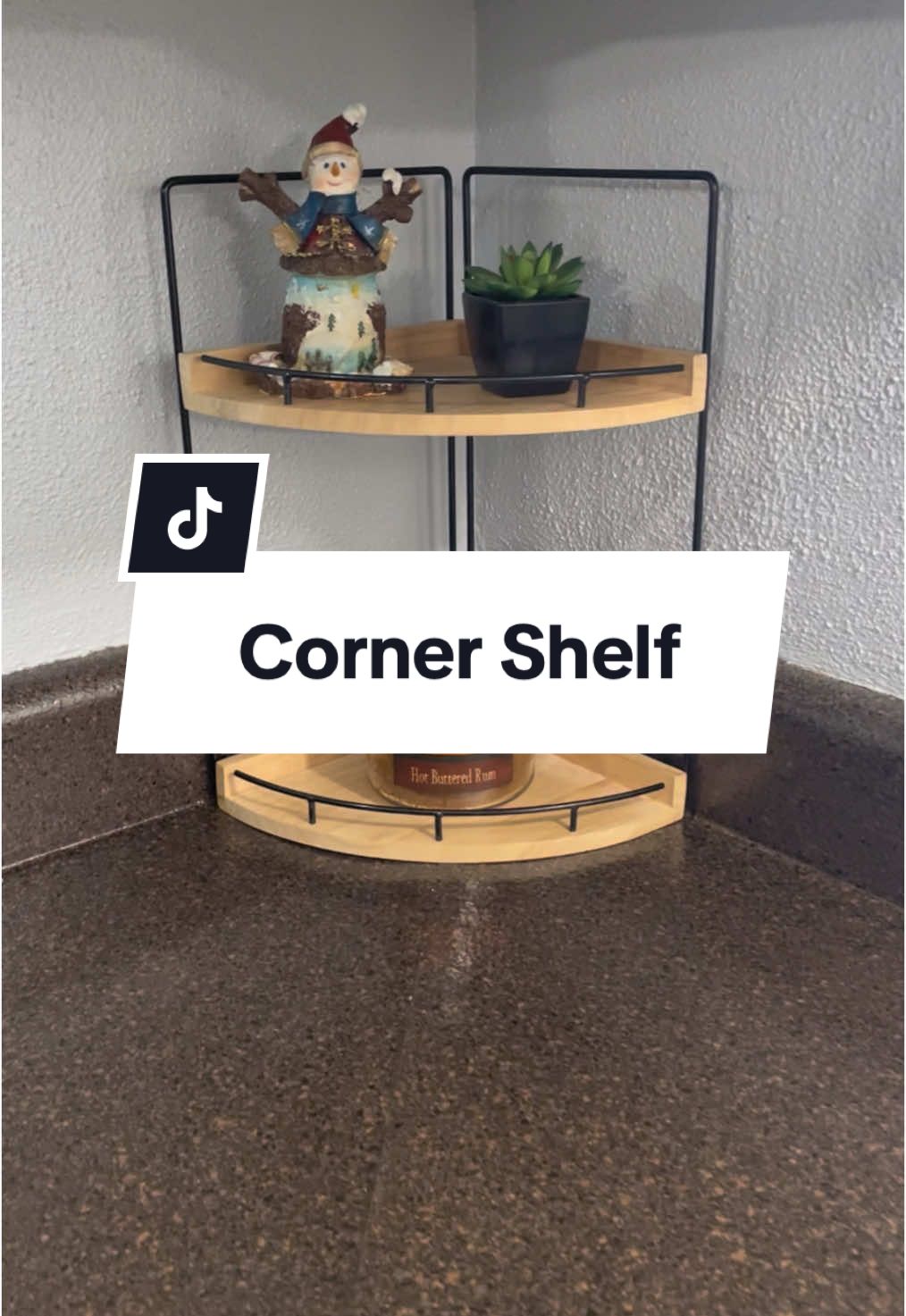 Love this cute little corner shelf! #cornershelf #shelf #creatorsearchinsights #giftguide #christmasgiftideas #giftguide #christmasgiftideas #TikTokShop #tiktokshopholidayhaul #newyearnewaura 