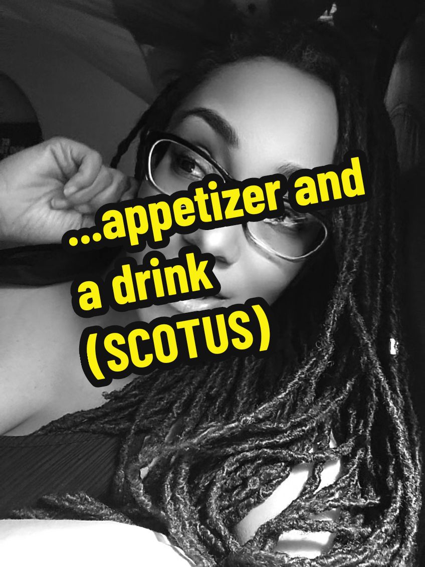 12.21.24 Consider it an appetizer and a drink 🍸  @theempresscjj  #news #fyi #justice #eat #drink #more #scotus #law #comments #thoughts  #holidays #connection  #coincidence #interesting  #theempresscjj 