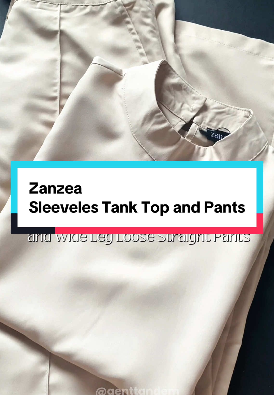 Ang gandaaa grabe!!!Zanzea Sleeveles Tank Top and Pants for you mga anteh!! #zanzea #topandpants #aenttandem #formalwear #fashion 