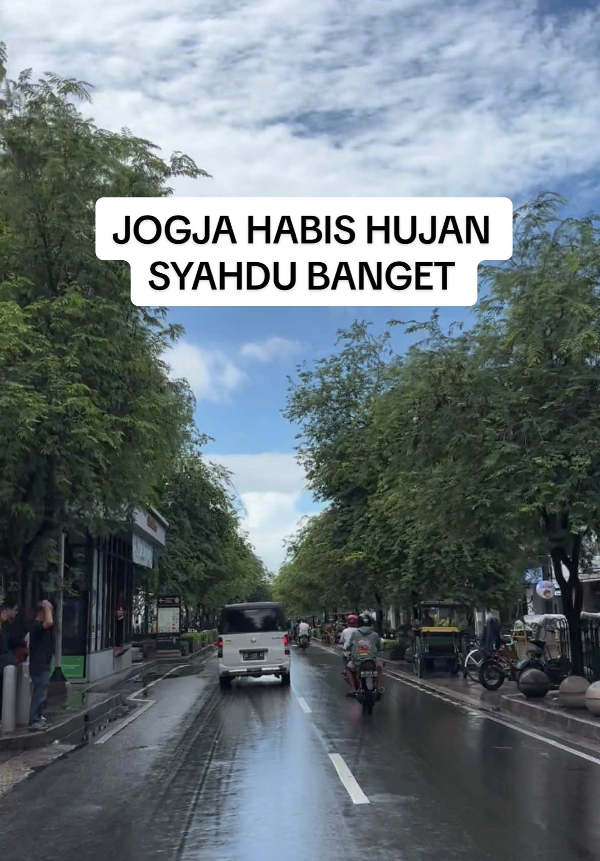 Vibes Jogja habis hujan itu syahdu banget #jogja #fyp #jogja24jam 