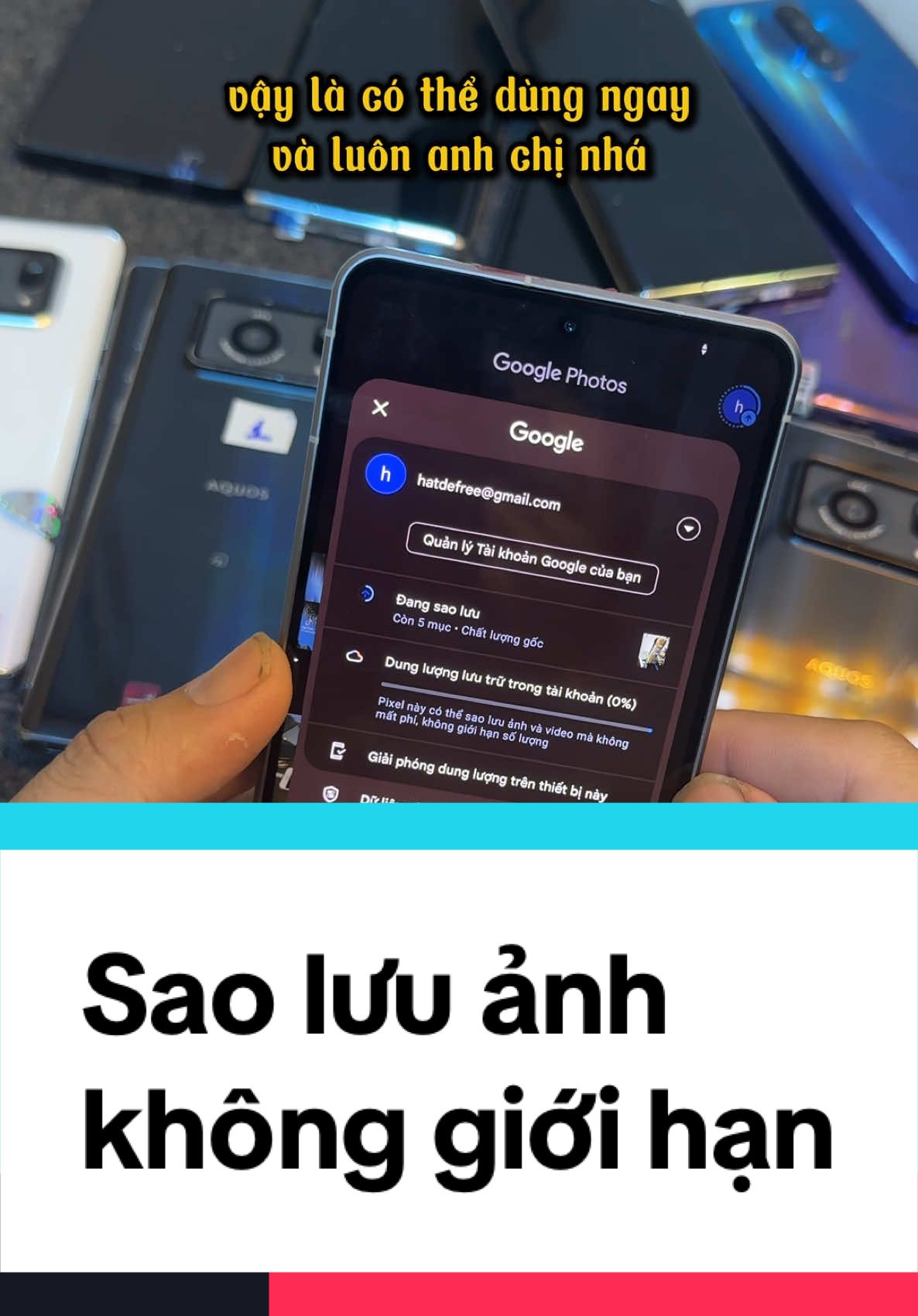 Sao lưu ảnh không giới hạn trên Google photo #anhthodienbandienthoai #dienthoaicu #dienthoailienquan #dienthoaipubgmobile #thuthuatcongnghe #LearnOnTikTok #dienthoaicugiare #sharpr7 #sharpr6 #redmik30 #sharpr1 #sonyx5 #xperia5 #leiztphone1 #sonyxperia5mark3 #thuthuatandroid 