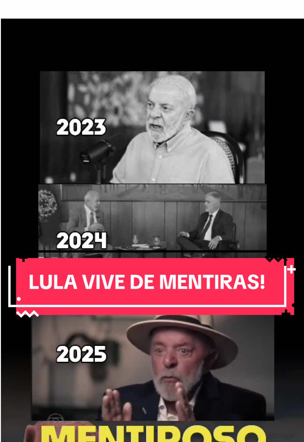 A mentira é marca registrada de Lula e do PT. Por anos, eles venderam falsas esperanças ao povo brasileiro, mas nunca entregaram o que prometeram. #fy #fyp #lula #lulamente #lulanacadeia #mentira #mentiroso #humor #humorbr #bolsonaro #voltabolsonaro #brasil #política #brasil #ultimasnoticias