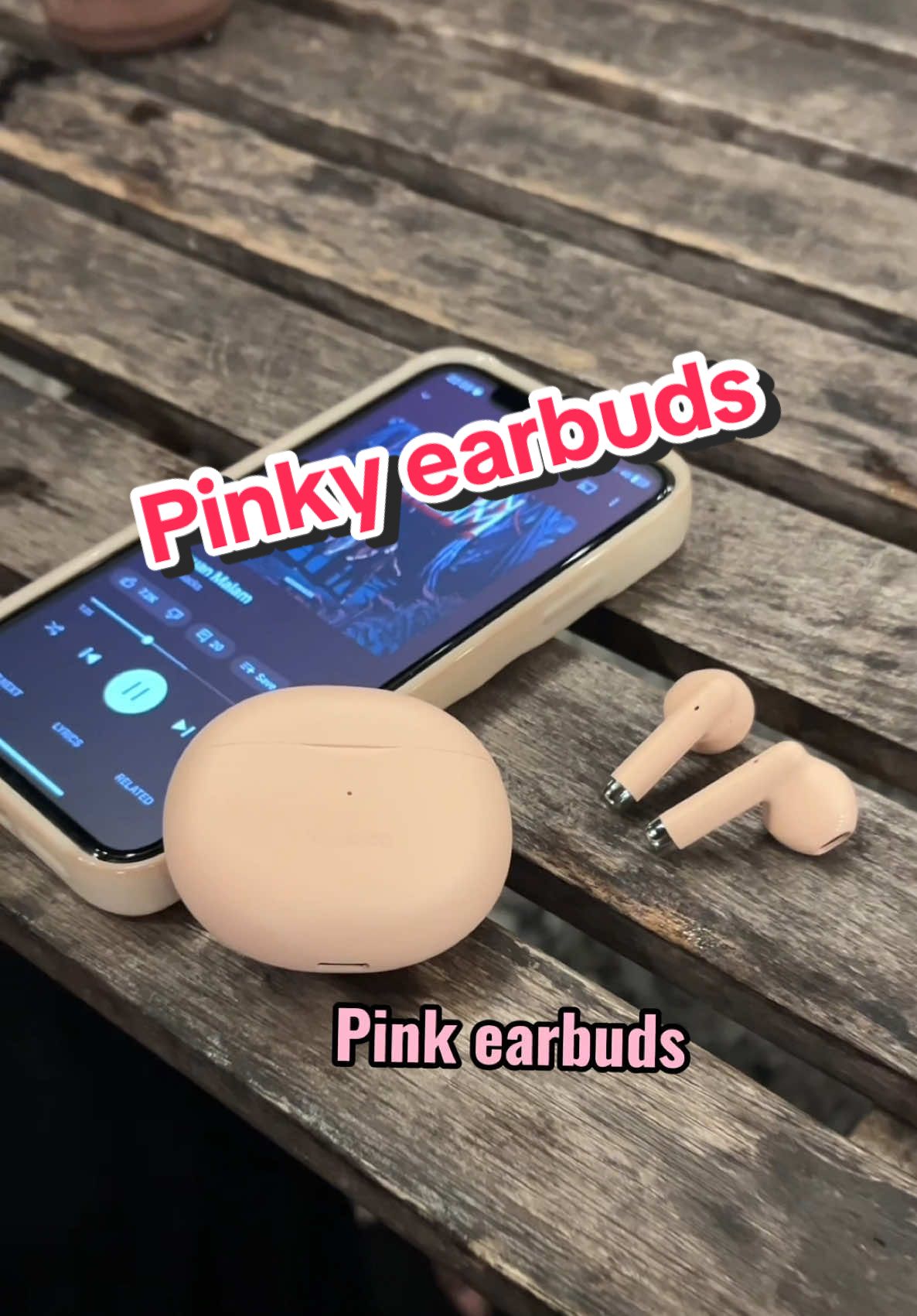 Pink earbuds #mcdodo #earbuds 