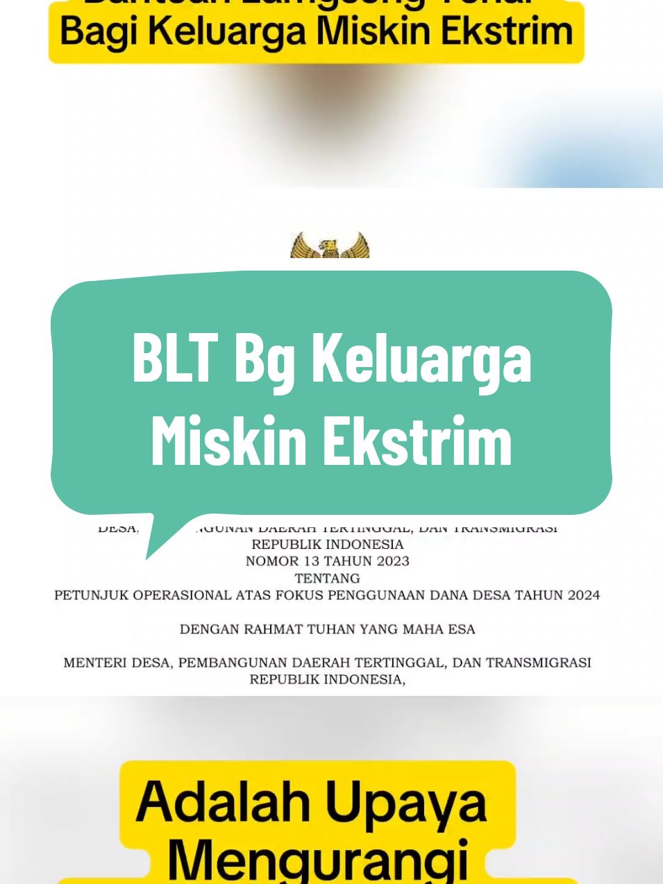 Pemberian Bantuan Langsung Tunai Desa Bagi Keluarga Miskin Eskrim merupakan Upaya untuk mengurangi beban pengeluaran masyarakat.  #danadesa #desasehatdansejahtera #desatanpakemiskinan 