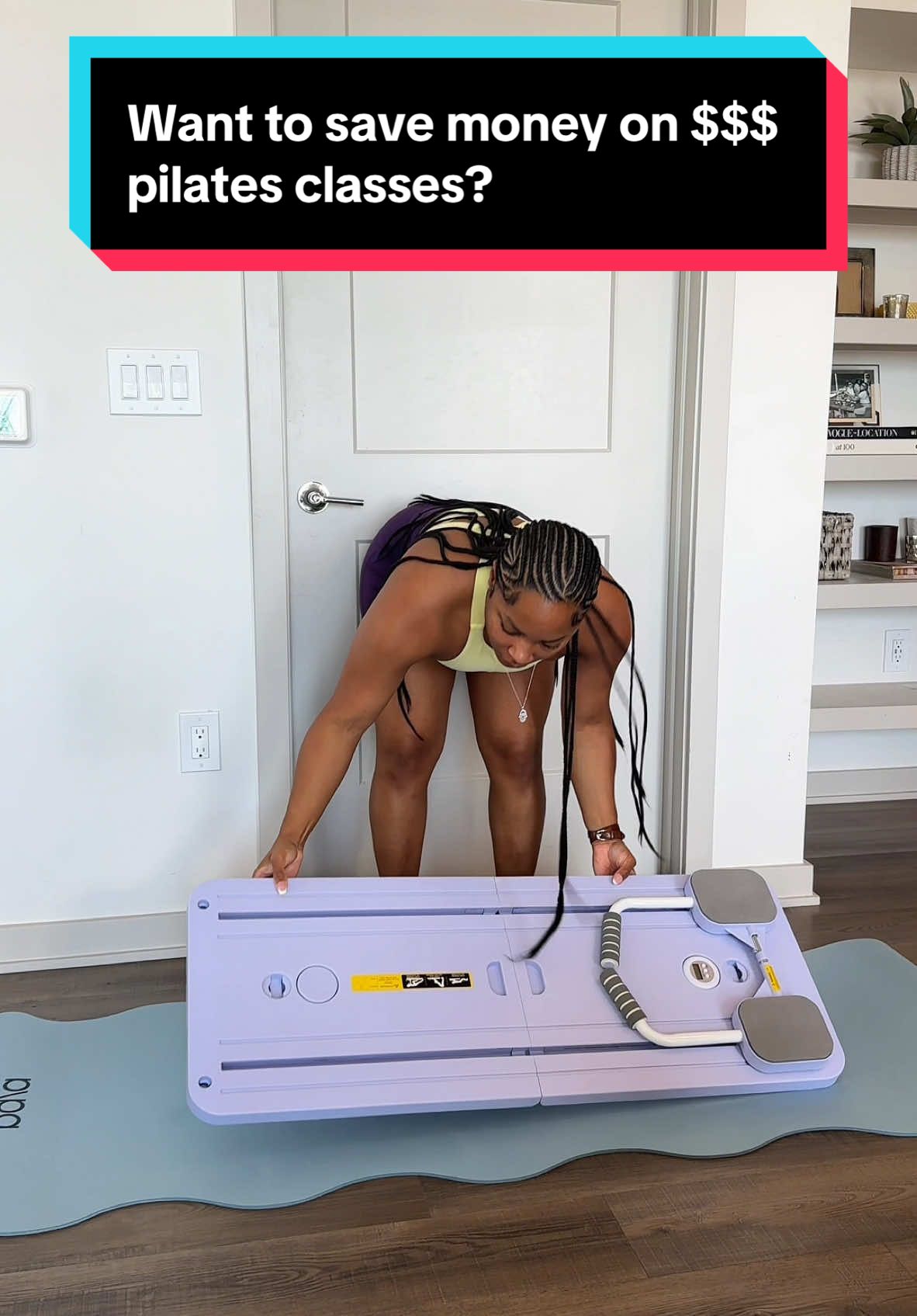 Dont sleep on this little board!  This pilates ab board is perfect for at home workouts and to simulate those Pilates in Lagree moves! @Umay Us  🧘🏾‍♀️ #abworkout #pilatesathome #homegymequipment #homeworkouts #newyearnewaura #TikTokShopHolidayHaul #mademyyear #creatorsearchinsights 