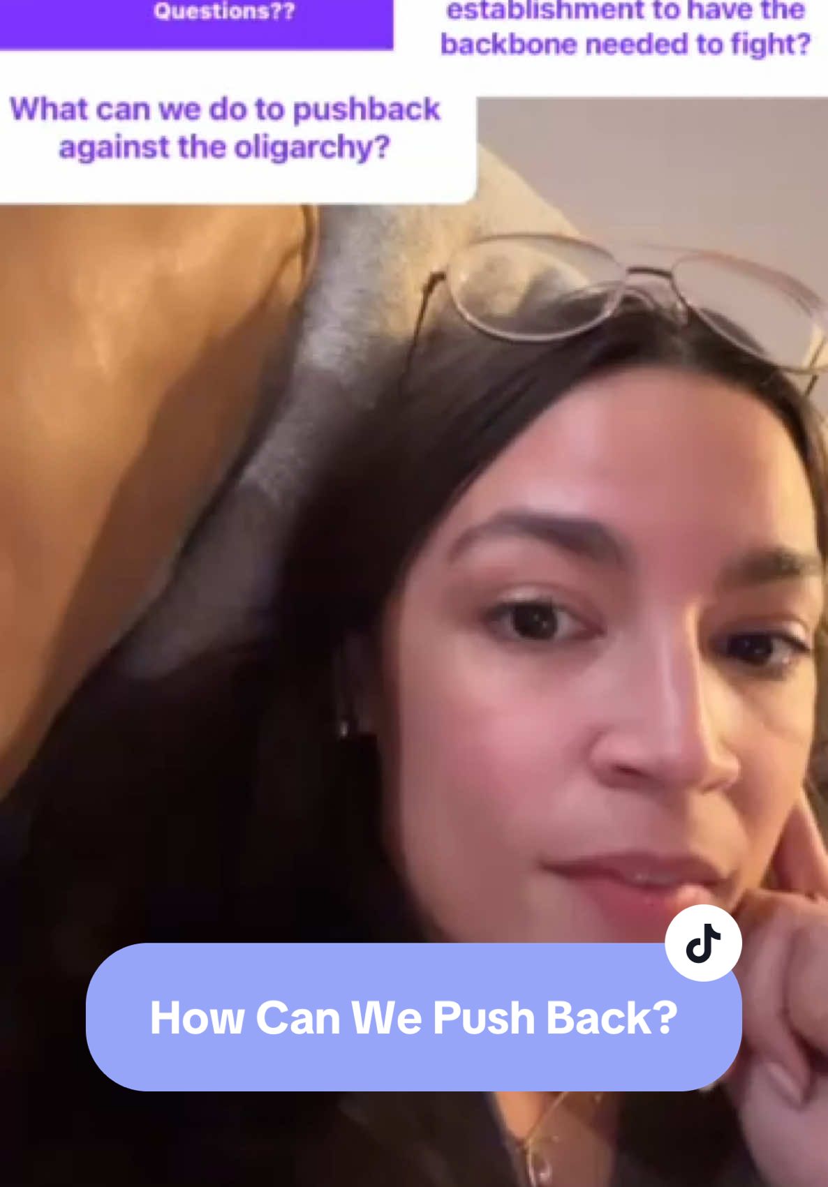 Answering questions over on Instagram tonight - @aoc