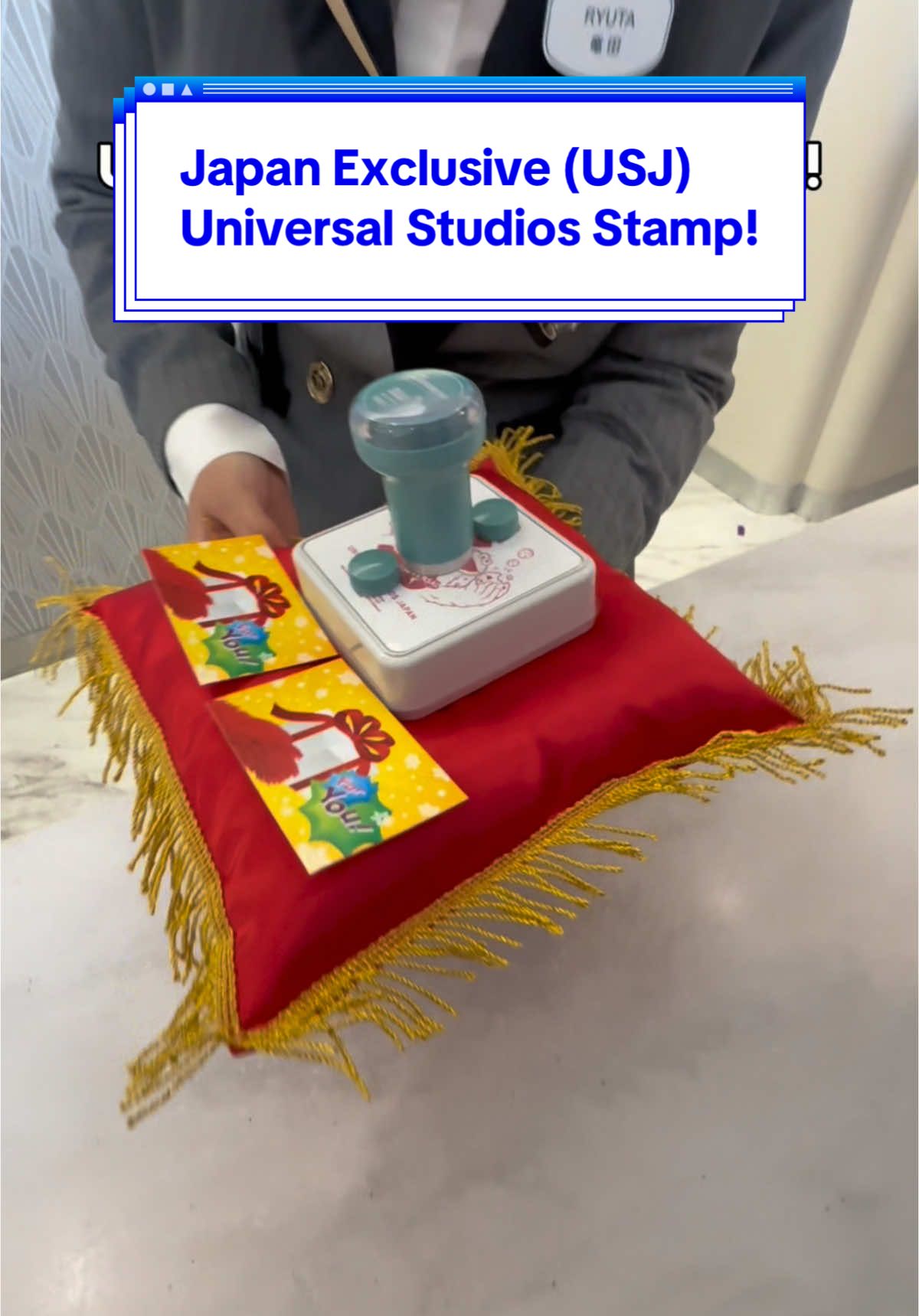 You must score this #japan #japanexclusive #usj #universalstudios #stamp ! At the Guest Service by the entrance! #universalstudiosjapan #osaka #travel #themepark 