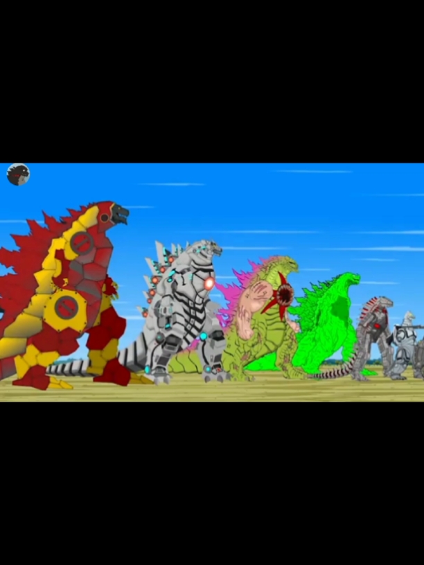 Team Godzilla & KONG Monsters Ranked From Weakest To Strongest: Size Comparison | Godzilla Cartoon Movies