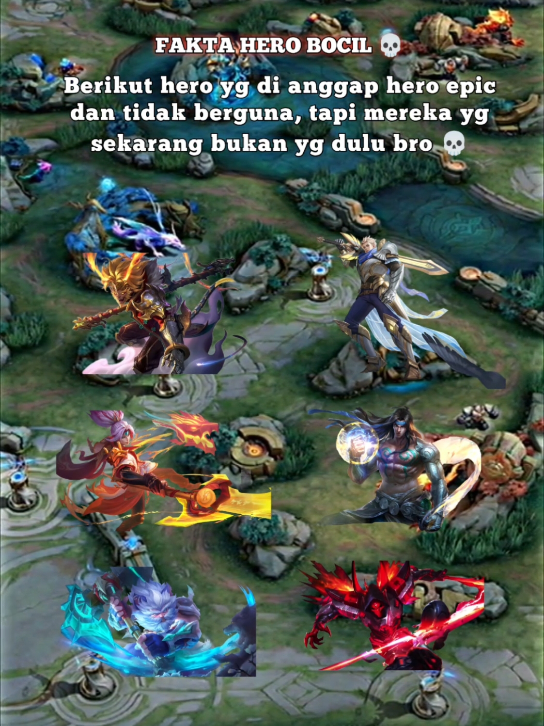 Hero epic? Ingat! Mereka bukan yg dulu lagi bang ☠️ . #MLBBLukas #PeerlessLight #mlbb #mobilelegends 