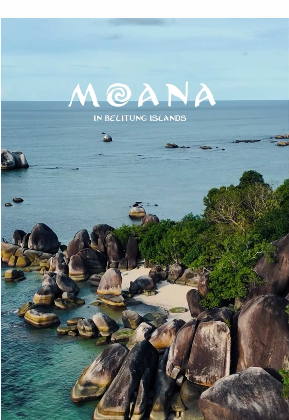 Moana in Belitung Islands 😍🏝️✨ #moana #indonesia #belitong #belitungtimur #belitung 