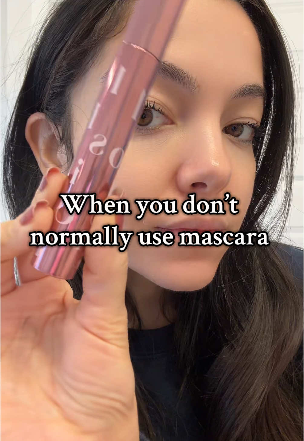 Like wut. JUST WARM WATER????? Tubing mascara is something else. 👀  #tubingmascara #mascarareview #mascararoutine #mascara #fyp 