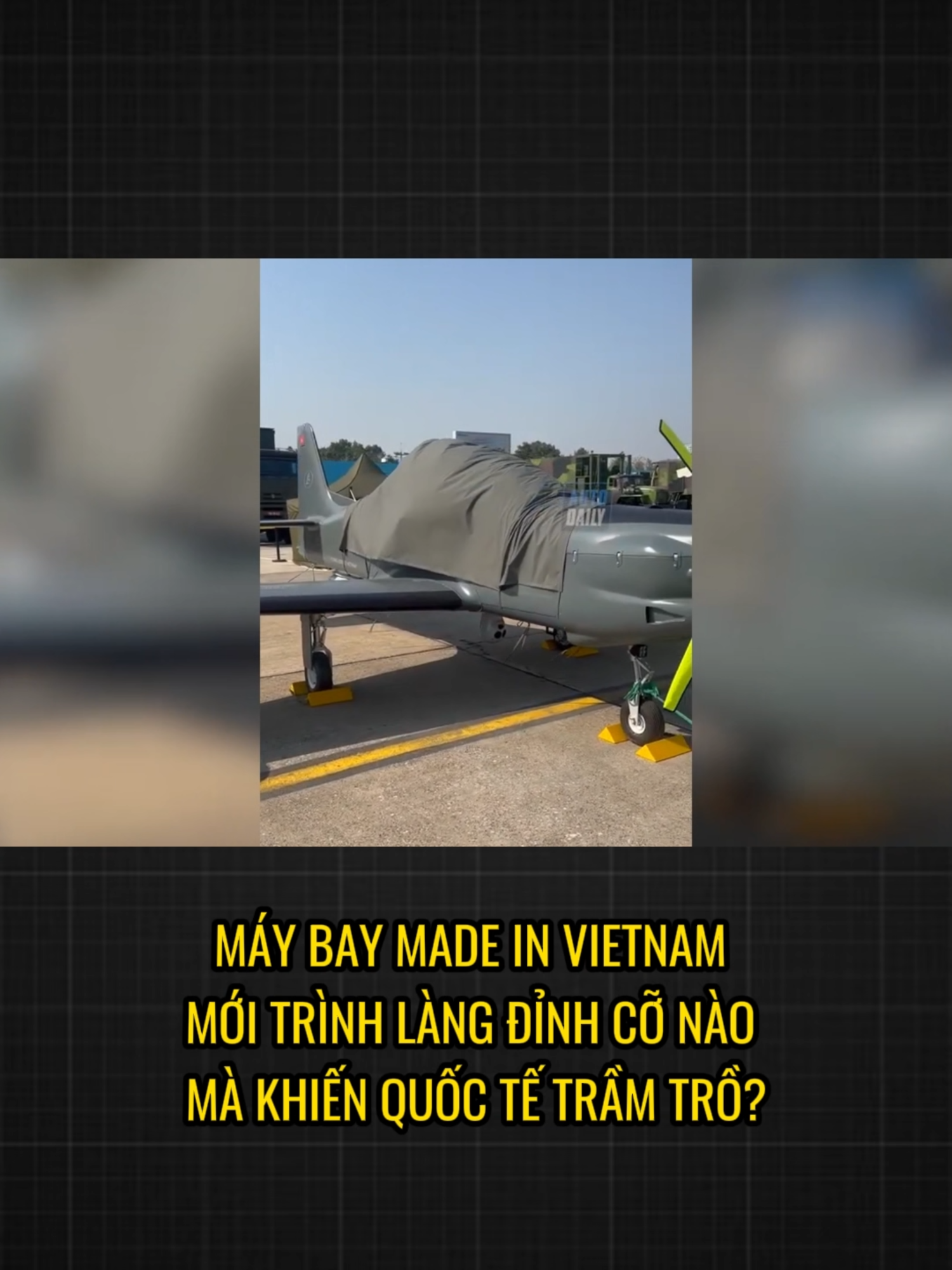 MÁY BAY MADE IN VIETNAM MỚI TRÌNH LÀNG ĐỈNH CỠ NÀO MÀ KHIẾN QUỐC TẾ TRẦM TRỒ? Credit:BLV Anh Quân. #tintuc #tinmoi #LearnOnTikTok #vietnam