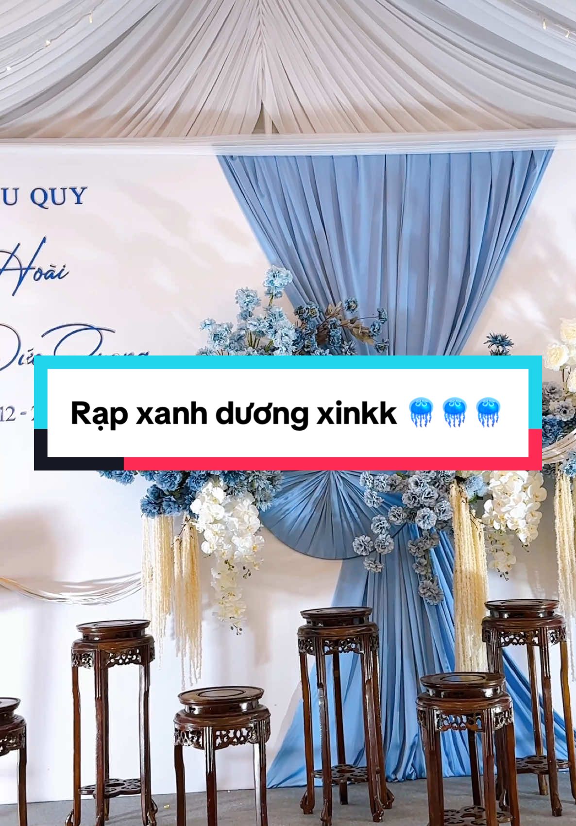 Lâu lắm rùi t mới làm xanh dương #rapcuoinamdinh #wedding #cuoihoitrongoi #xuhuong #giatiencaocap #xuhuongtiktok #rapcuoidep #trap #mc 