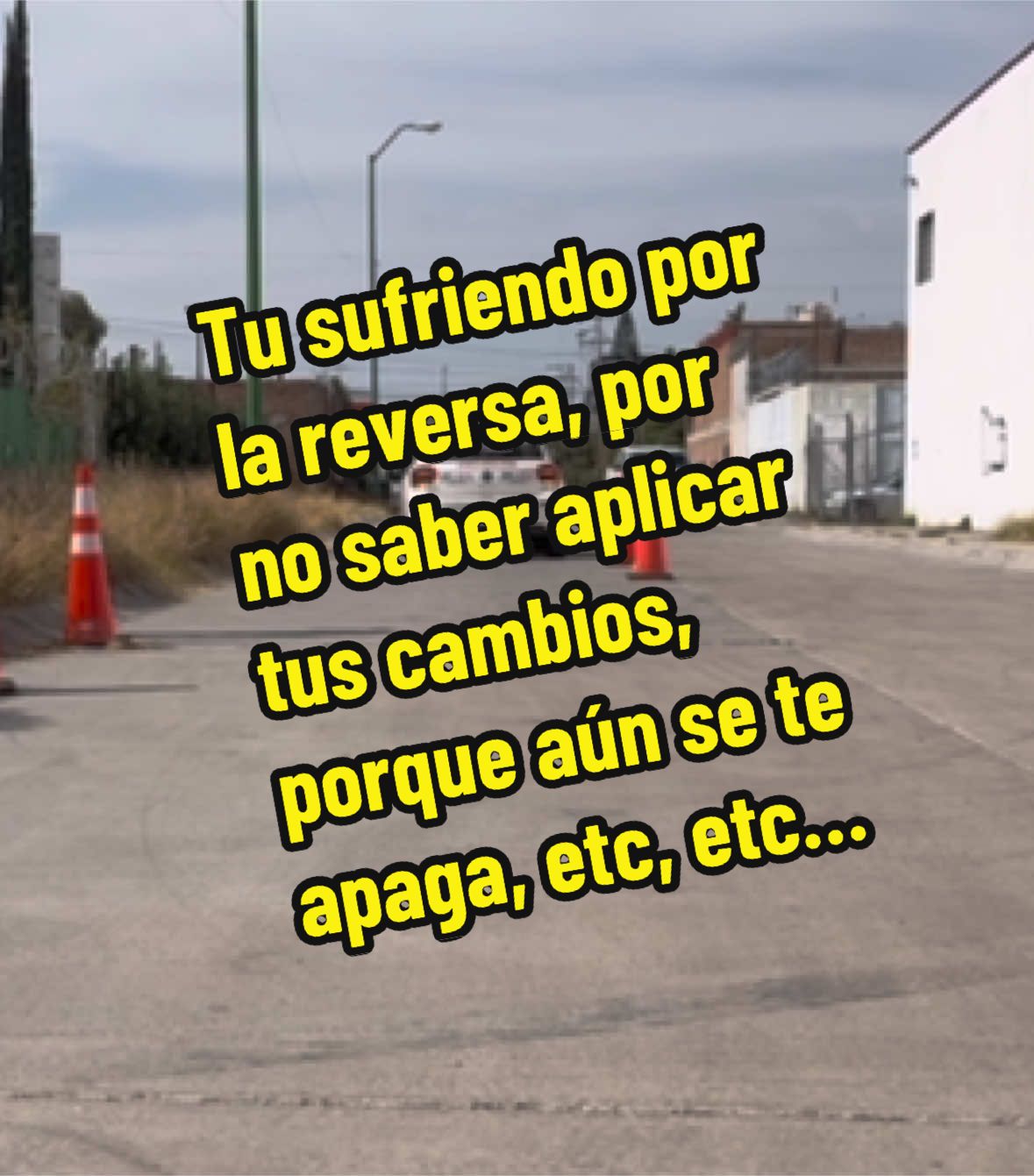 Tu sufriendo por la reversa, por no saber aplicar tus cambios, porque aún se te apaga, etc, etc… Solo date el tiempo de venir a mi y de lo demás me encargo yo! #EstamosHaciendoHistoria