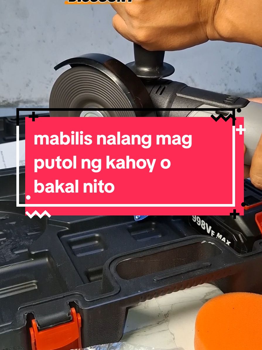 grabe, napakalaking tulong netong angle grinder na nabili ko sa tiktok kasi napapabilis ang trabaho ko nito! #cordlessanglegrinder #cordlessanglegrinderportable #cordlessgrinder #anglegrinder #grinder #cordlesstools #CerealCerdik 
